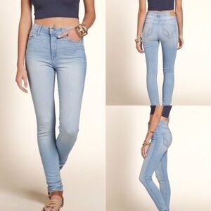 HOLLISTER High Rise Super Skinny Jeans Size 26